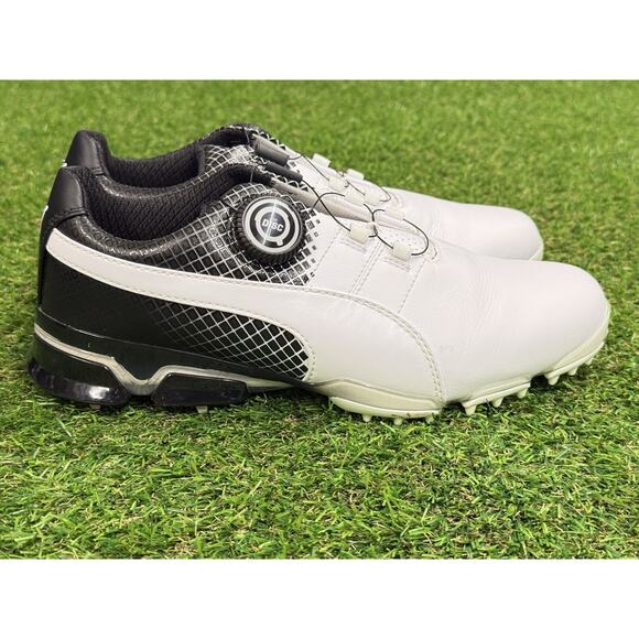 Puma TitanTour Ignite Disc Golf Shoes | White/Black | 7.5 US | Special Edition - Picture 4 of 8